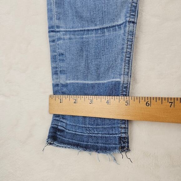 Rag & Bone Jeans Ankle Skinny 24 Women’s Light Wash Denim Ankle Cuff Detail - Picture 5 of 11